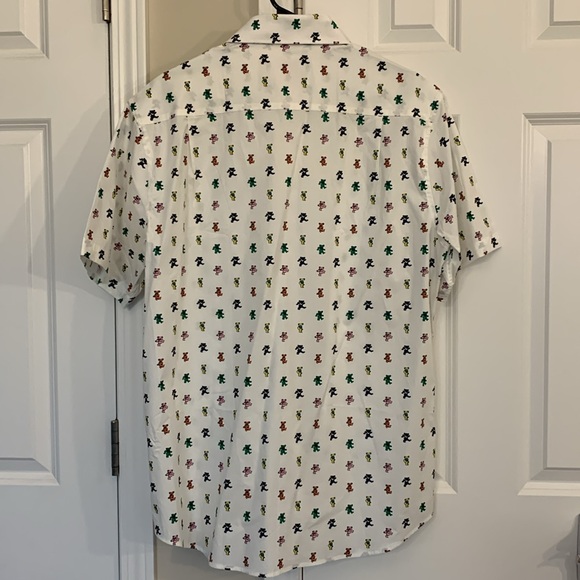 Section 119 ‘Grateful Dead’ White Casual Button Down Shirt - Picture 5 of 5